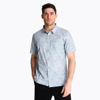 Camisa Manga Corta Hombre Bluff Gris Claro Merrell
