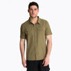 Camisa Manga Corta Hombre Akaroa Verde Musgo Merrell