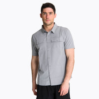 Camisa Manga Corta Hombre Akaroa Gris Merrell