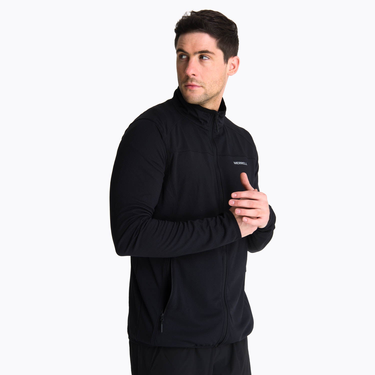 Poleron Hombre Mangaw Negro Merrell