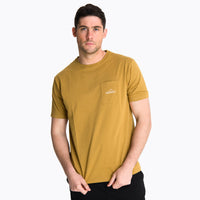 Polera Manga Corta Hombre Alice Sp Amarillo Oscuro Merrell