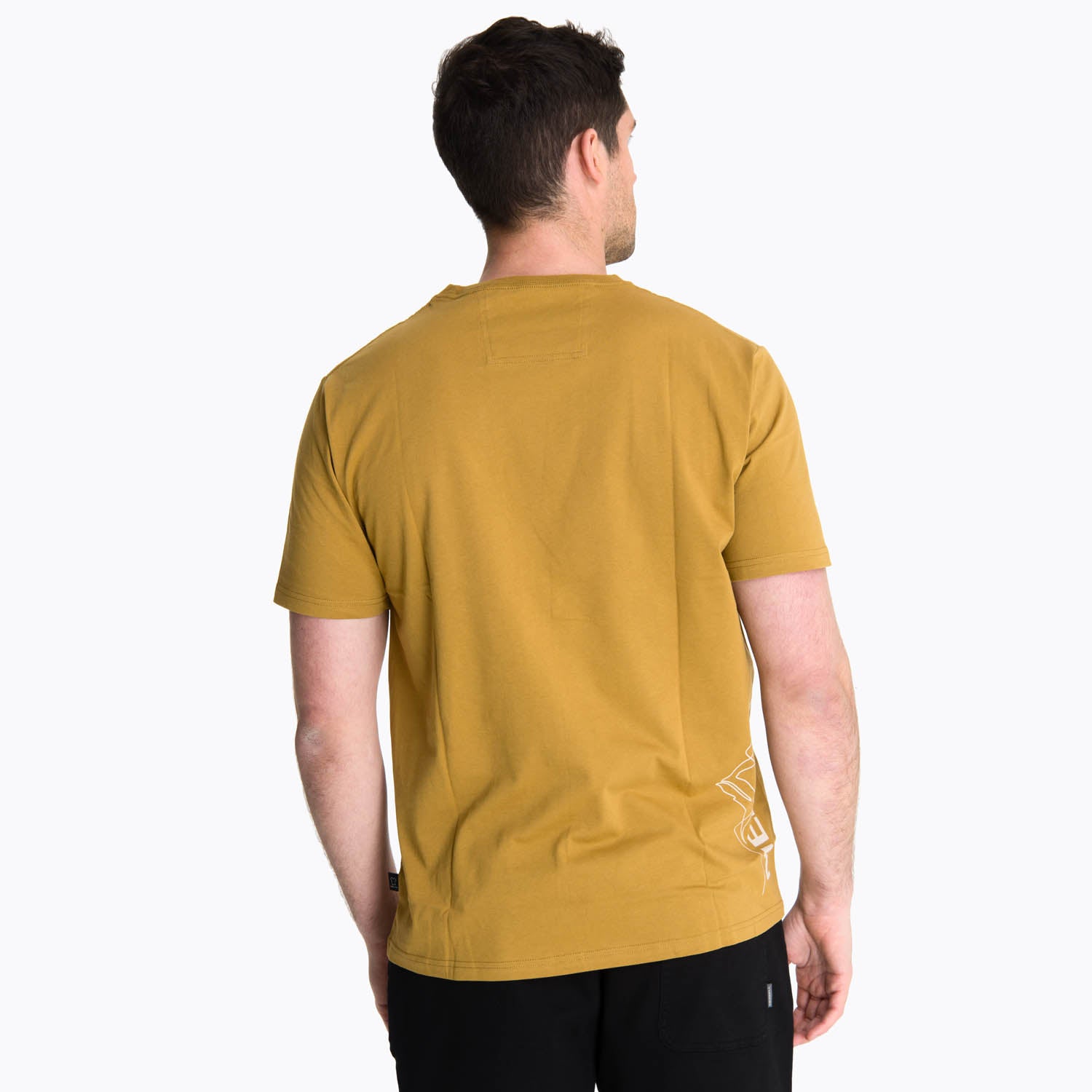 Polera Manga Corta Hombre Alice Sp Amarillo Oscuro Merrell