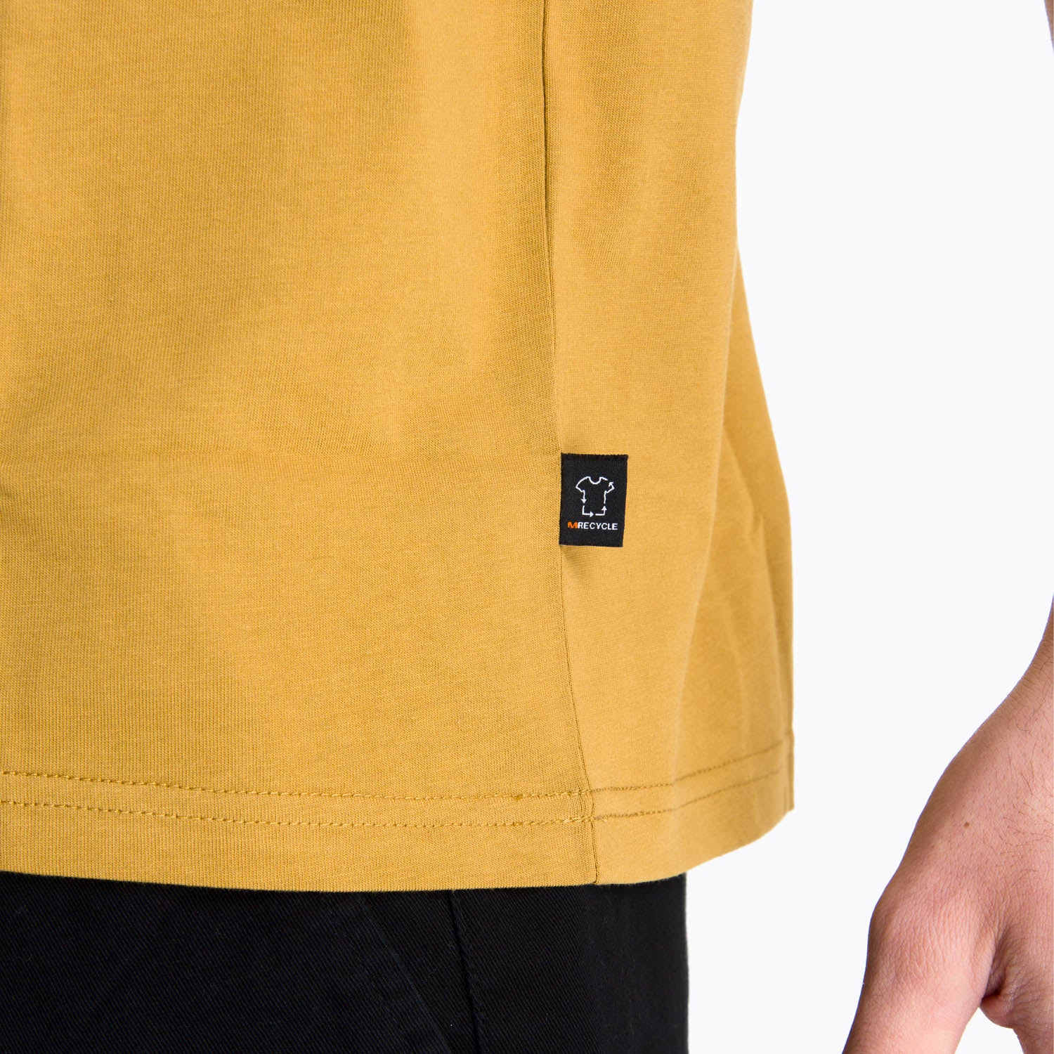 Polera Manga Corta Hombre Alice Sp Amarillo Oscuro Merrell