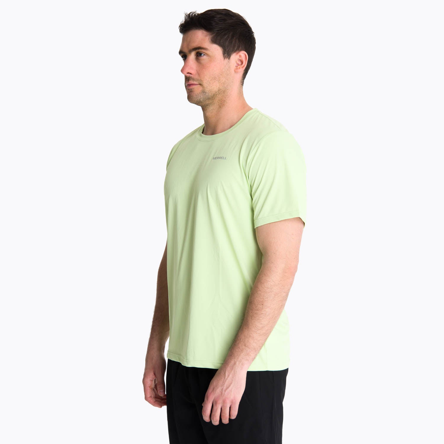 Polera Manga Corta Hombre Birdsville Verde Claro Merrell