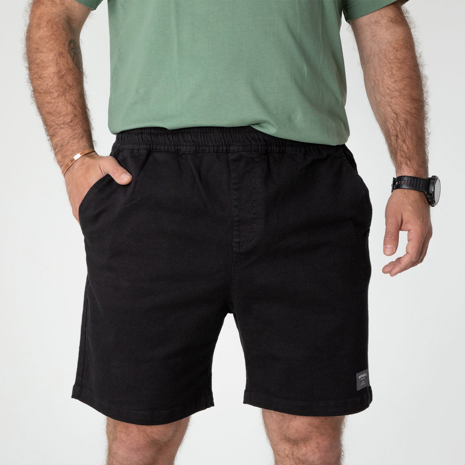 Short Hombre Camp Negro Merrell