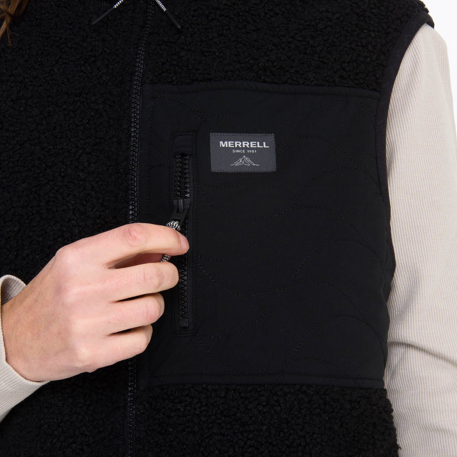 Polar Sin Mangas Mujer Rawhara Reversible Negro Merrell