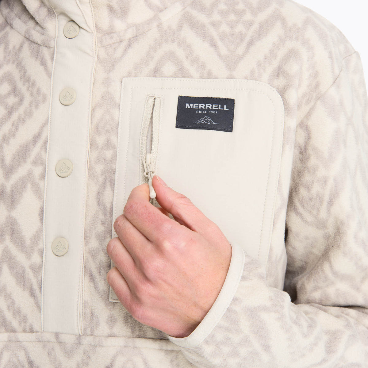 Polar Mujer Microfleece Paikea Blanco Merrell