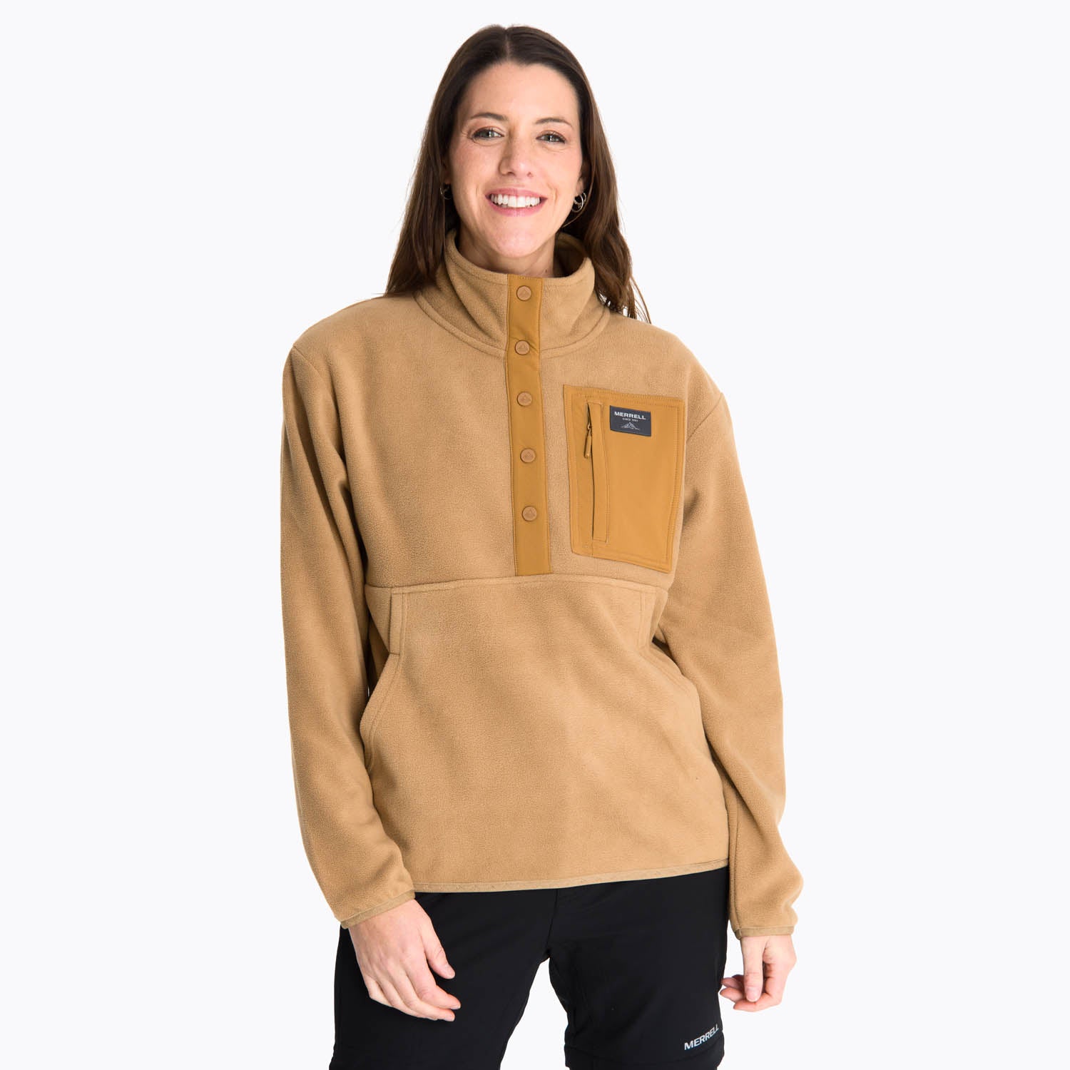 Polar Mujer Microfleece Koura Beige Oscuro Merrell – Merrell Chile