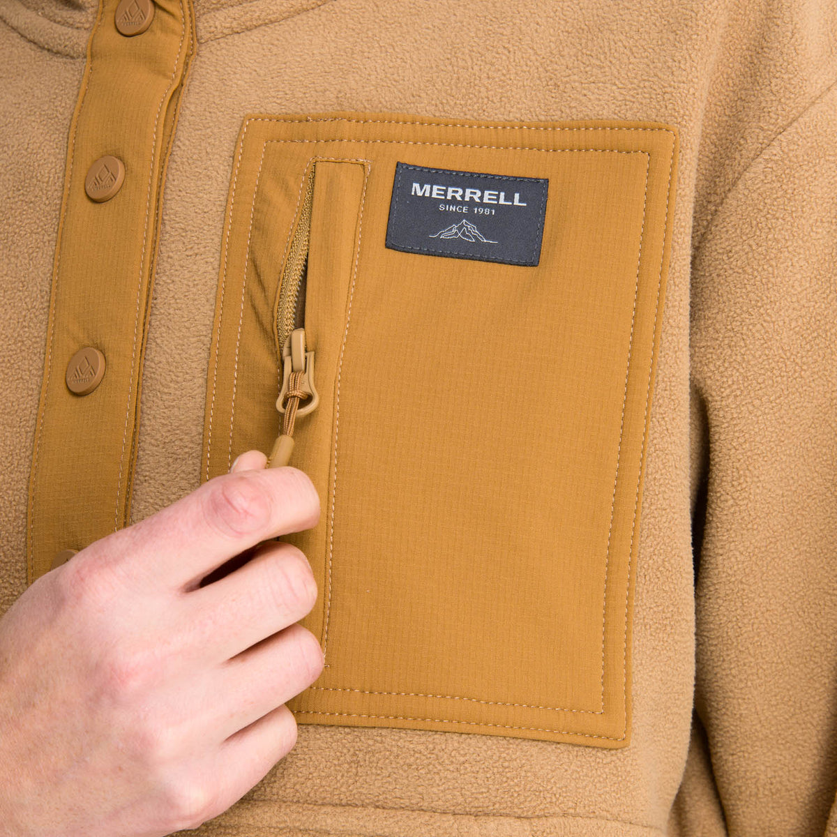 Polar Mujer Microfleece Koura Beige Oscuro Merrell