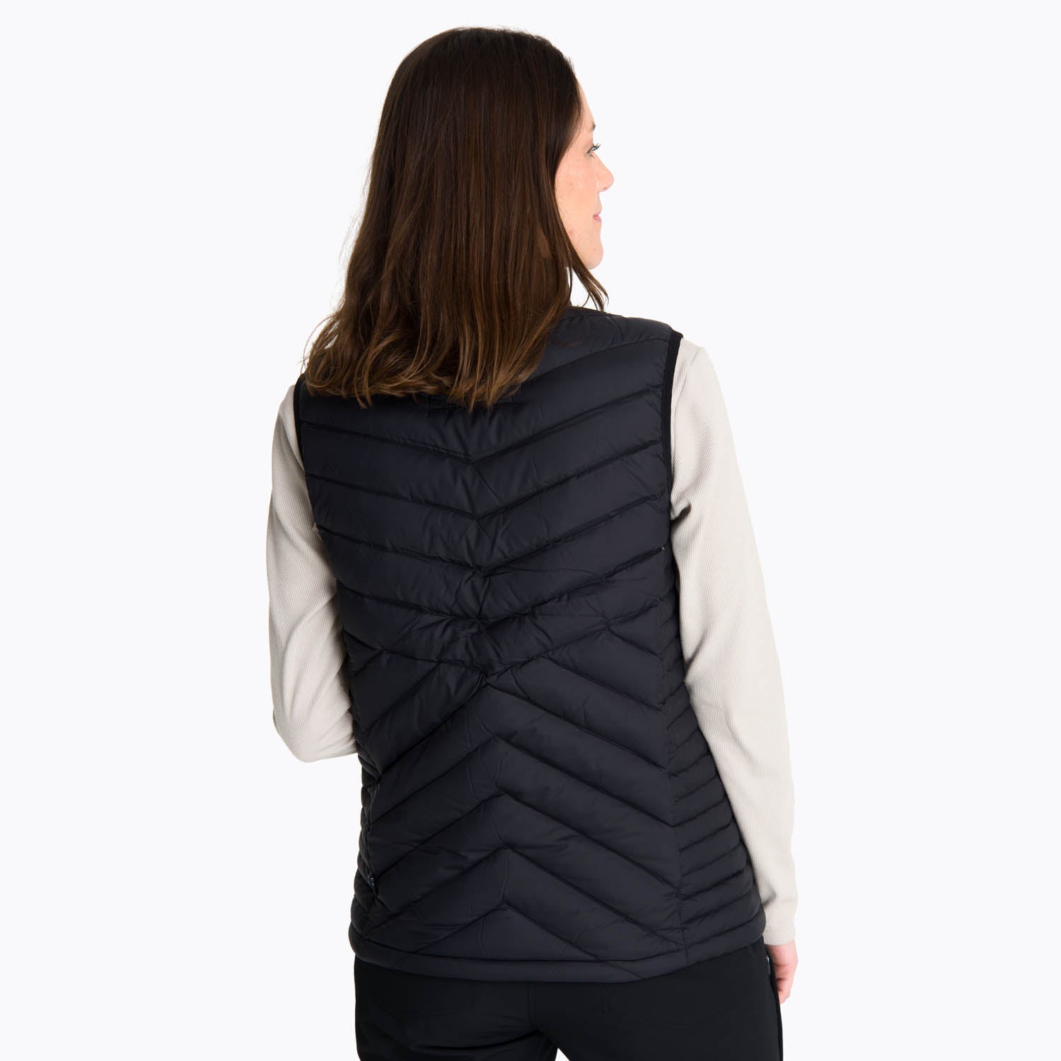 Parka Pluma Sin Mangas Mujer Kamera Negro Merrell