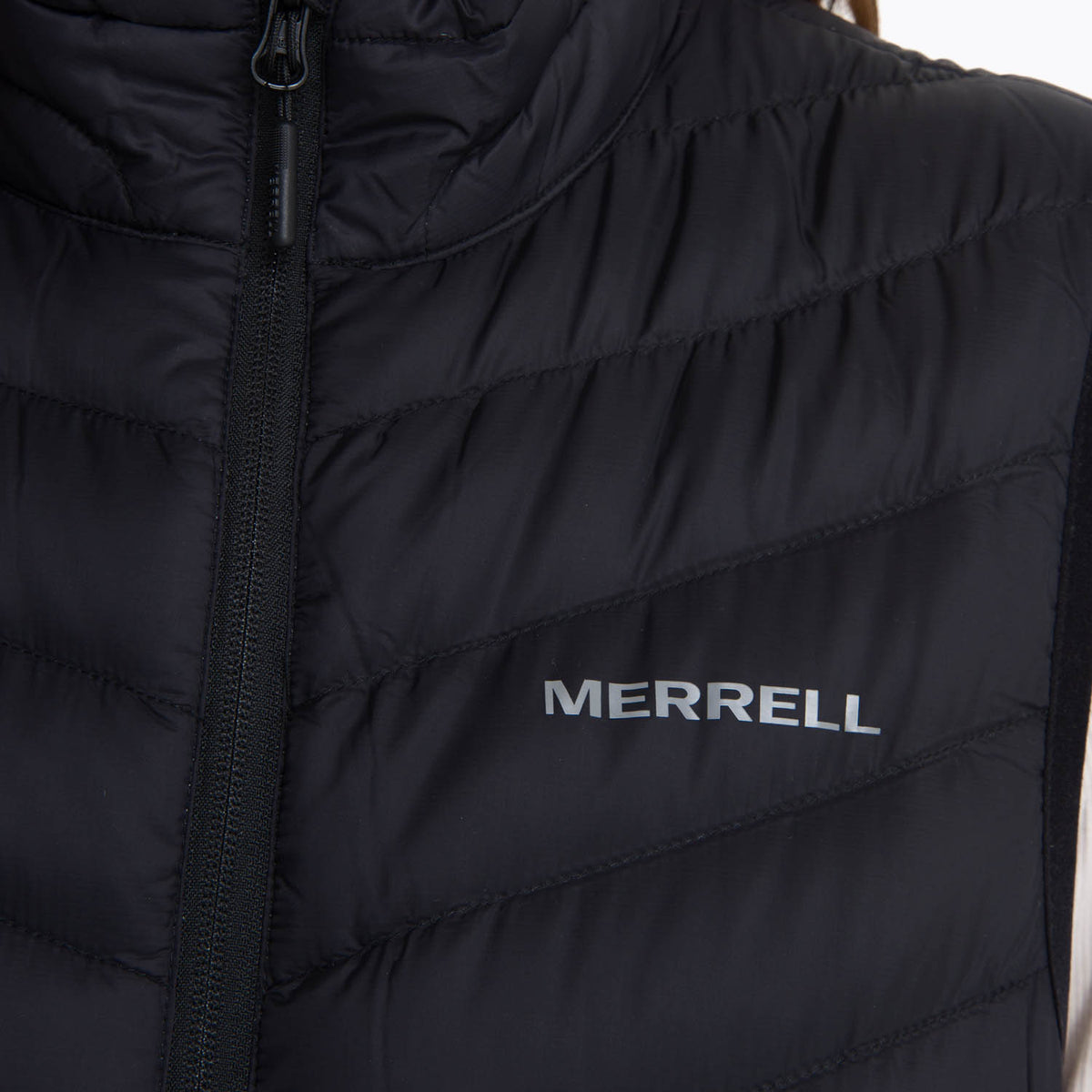 Parka Pluma Sin Mangas Mujer Kamera Negro Merrell