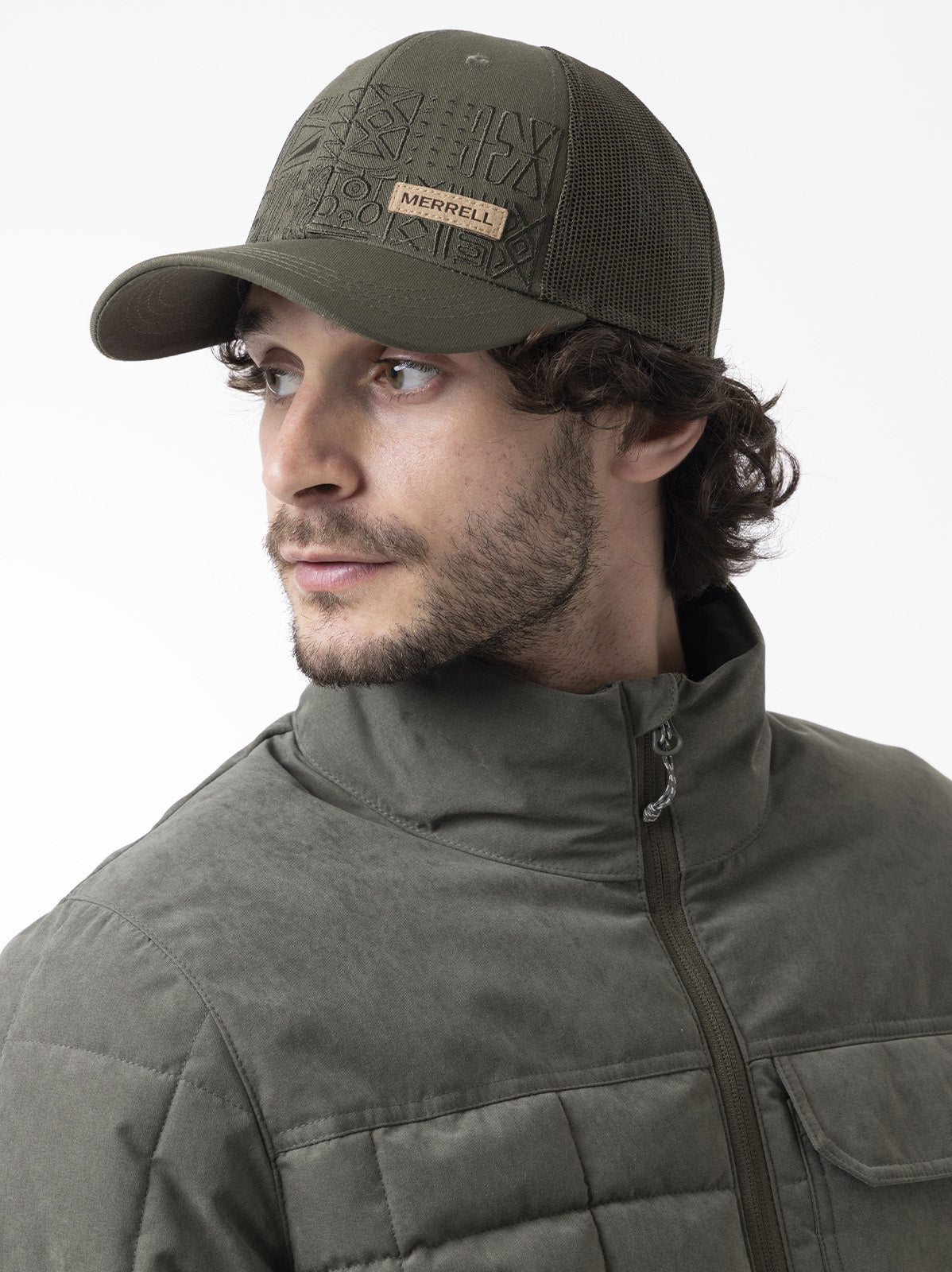 Jockey Unisex Urban Embroidered Trucker Verde Merrell