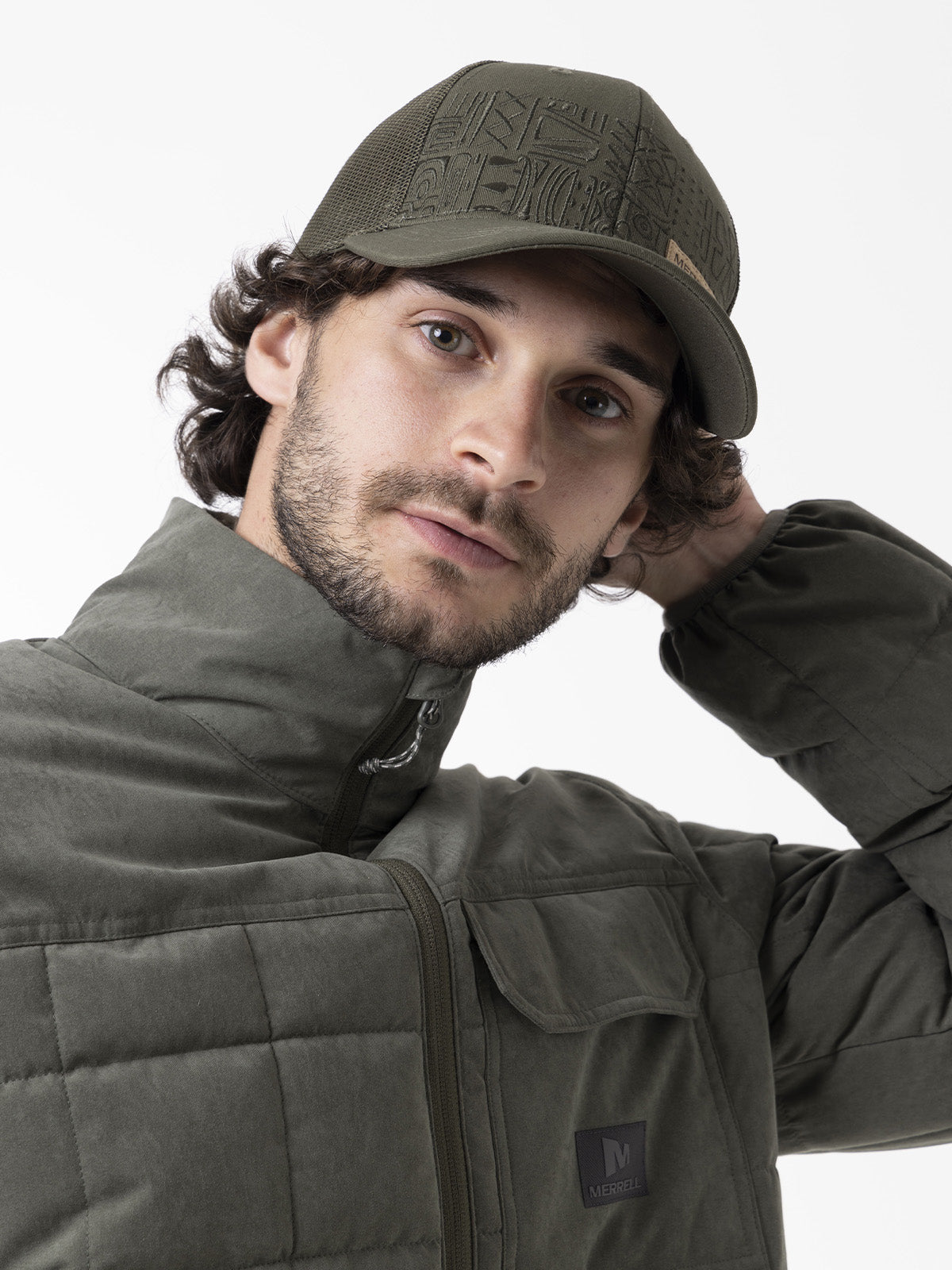 Jockey Unisex Urban Embroidered Trucker Verde Merrell