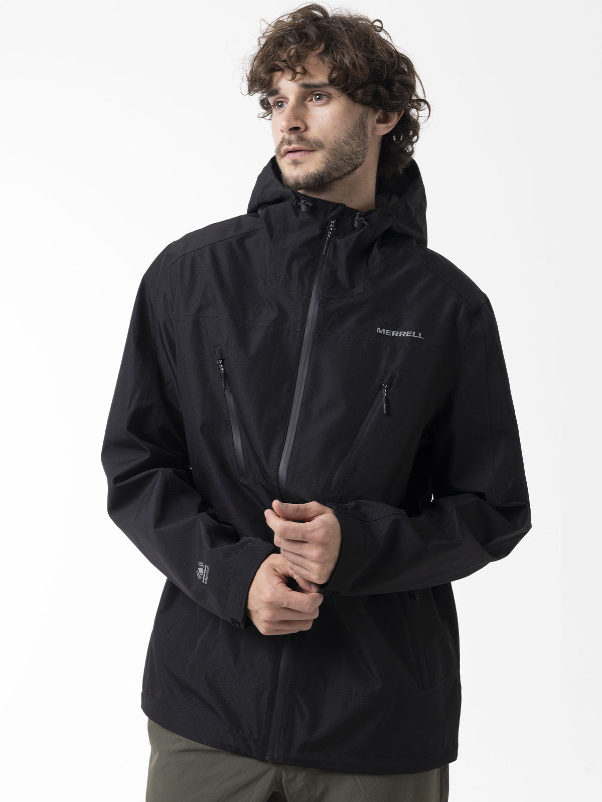 Impermeable Hombre Shield Pro Waterproof Negro Merrell