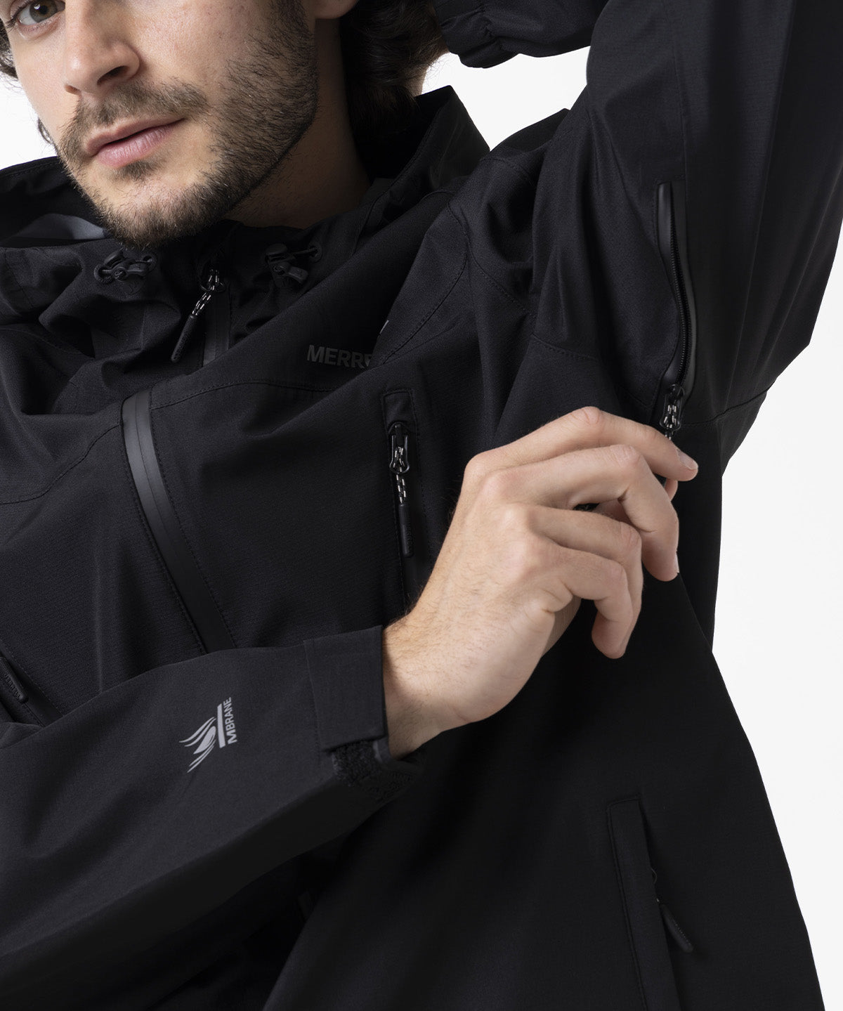 Impermeable Hombre Shield Pro Waterproof Negro Merrell