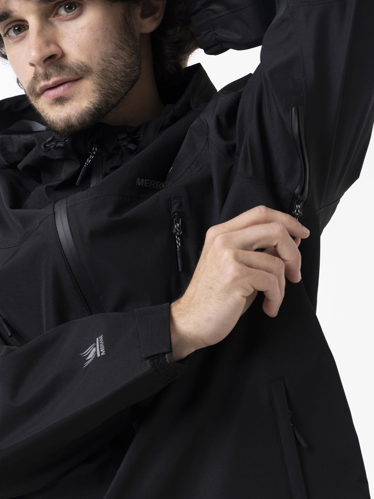 Impermeable Hombre Shield Pro Waterproof Negro Merrell