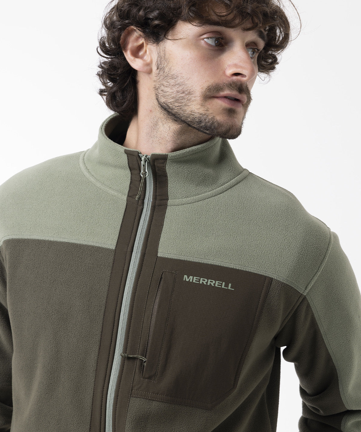 Polar Hombre Thermal Core Full Zipper Verde Merrell