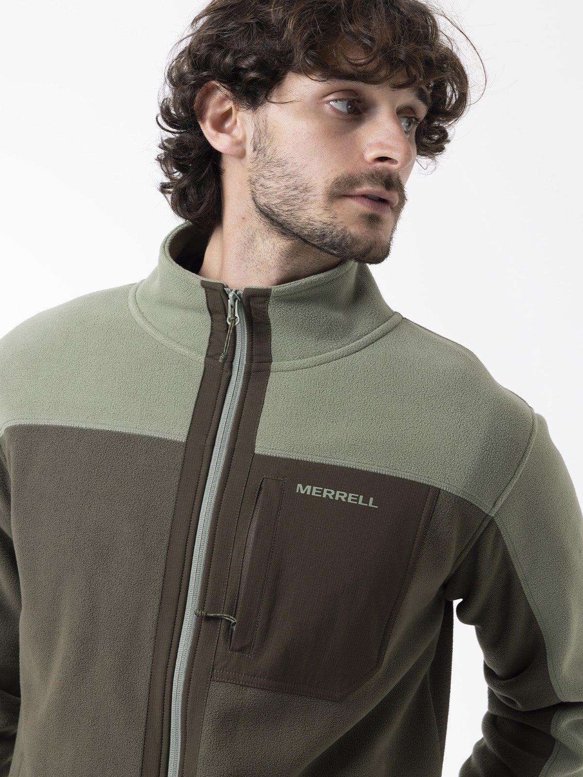 Polar Hombre Thermal Core Full Zipper Verde Merrell