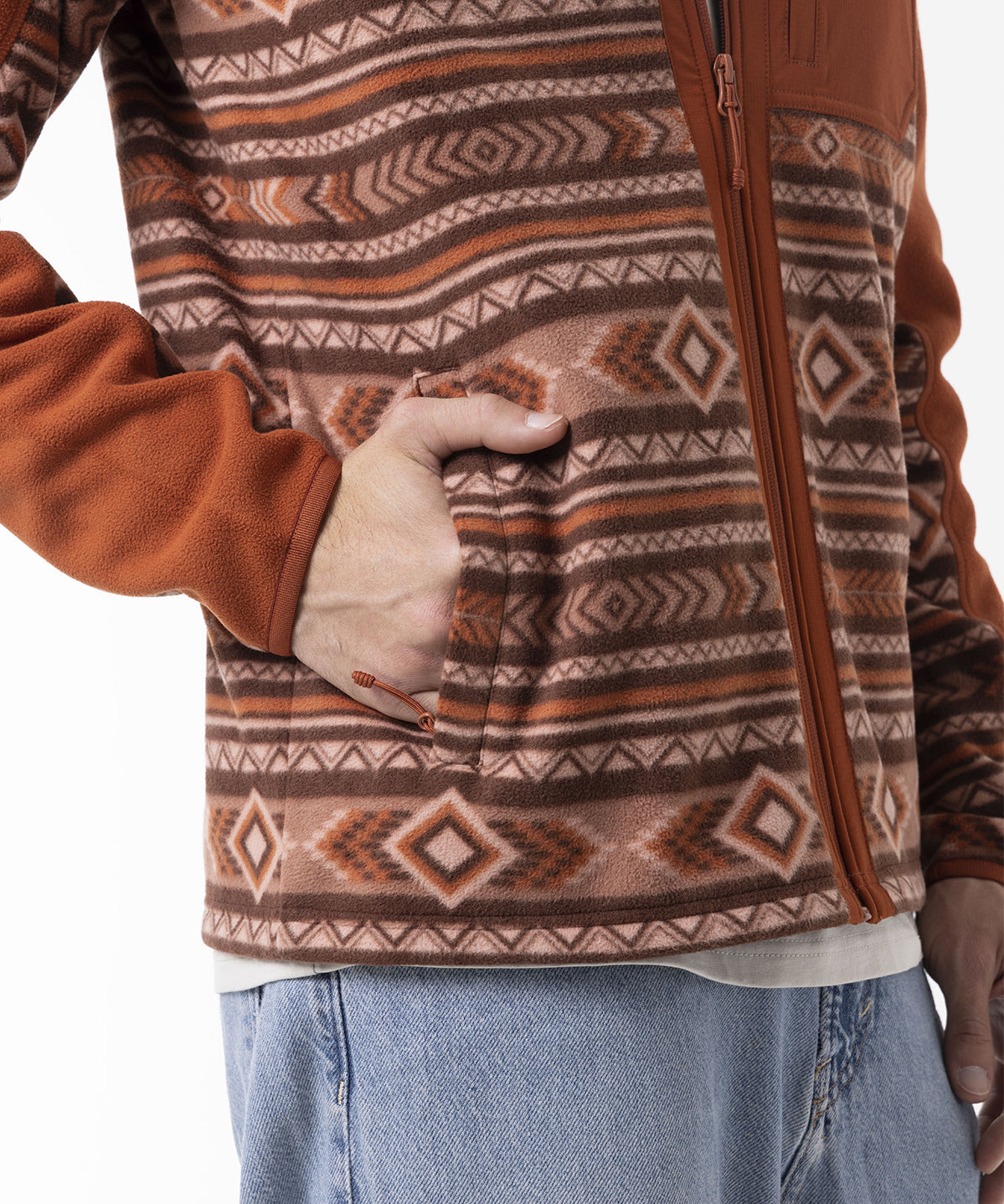 Polar Hombre Thermal Core Full Zipper Naranjo Merrell