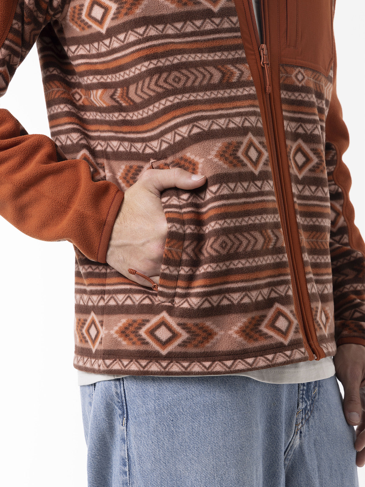 Polar Hombre Thermal Core Full Zipper Naranjo Merrell
