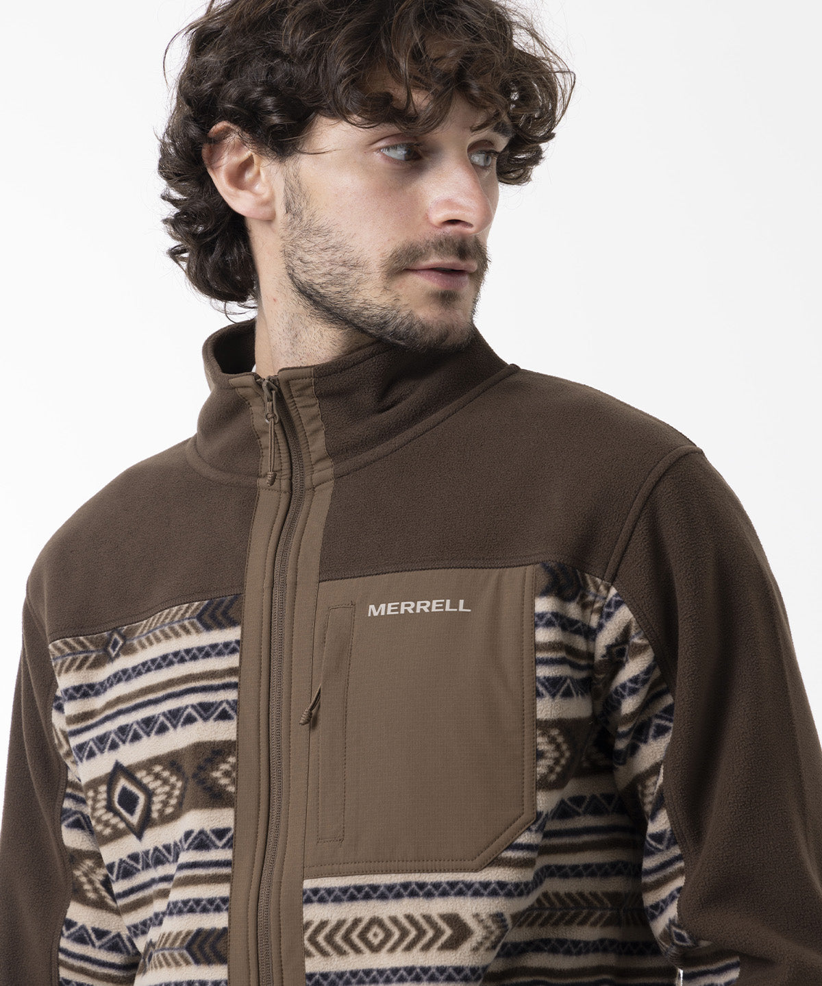 Polar Hombre Thermal Core Full Zipper Café Merrell