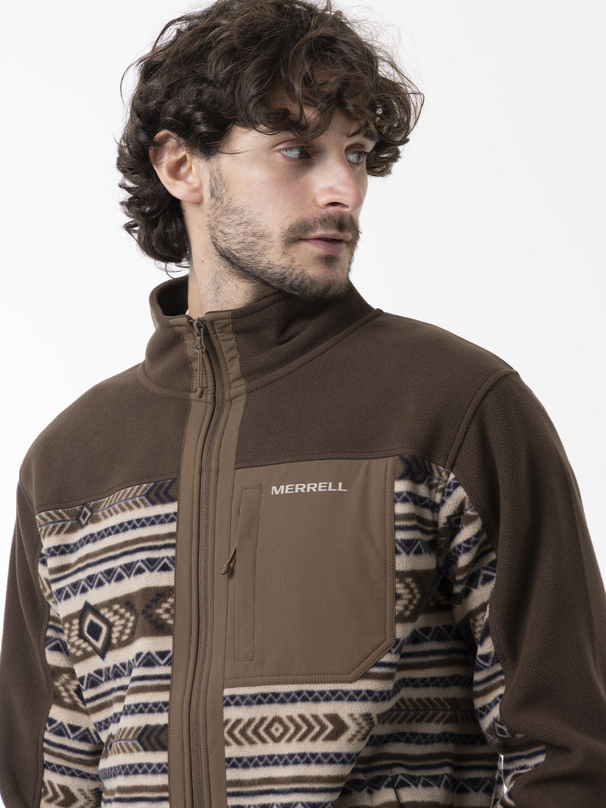 Polar Hombre Thermal Core Full Zipper Café Merrell