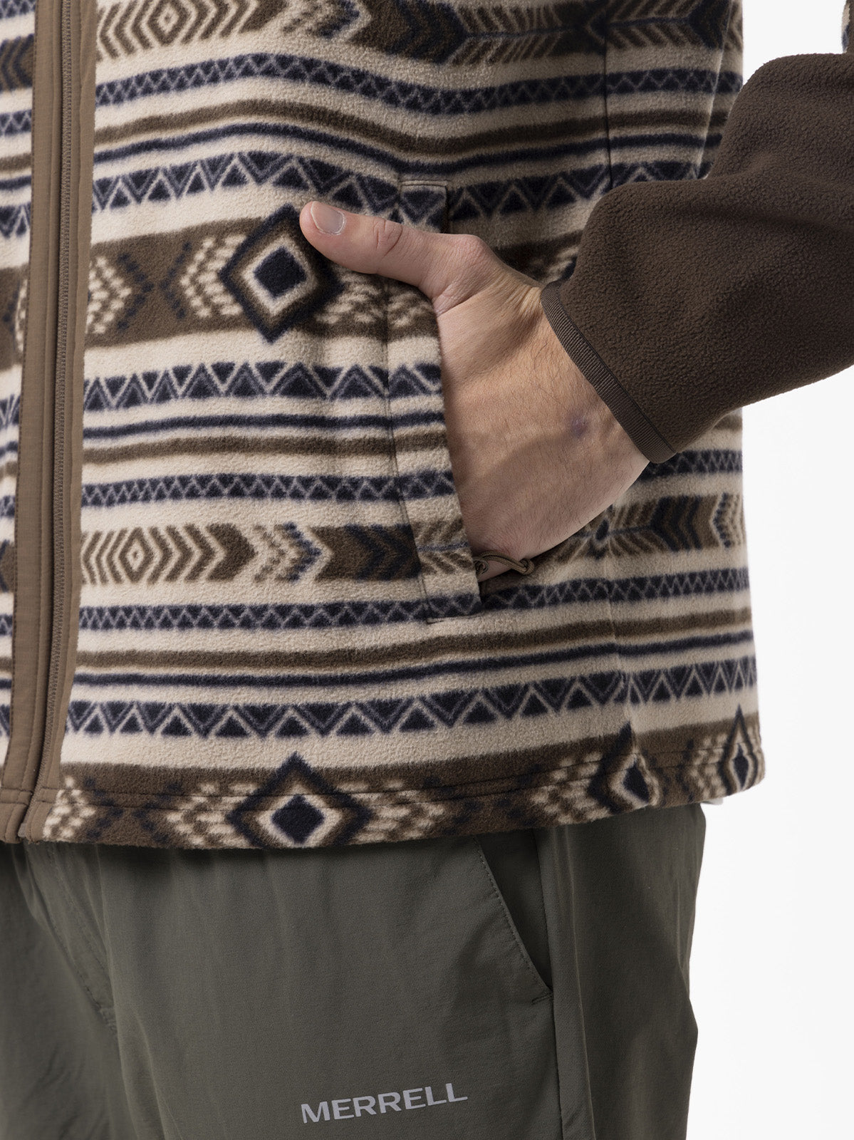 Polar Hombre Thermal Core Full Zipper Café Merrell