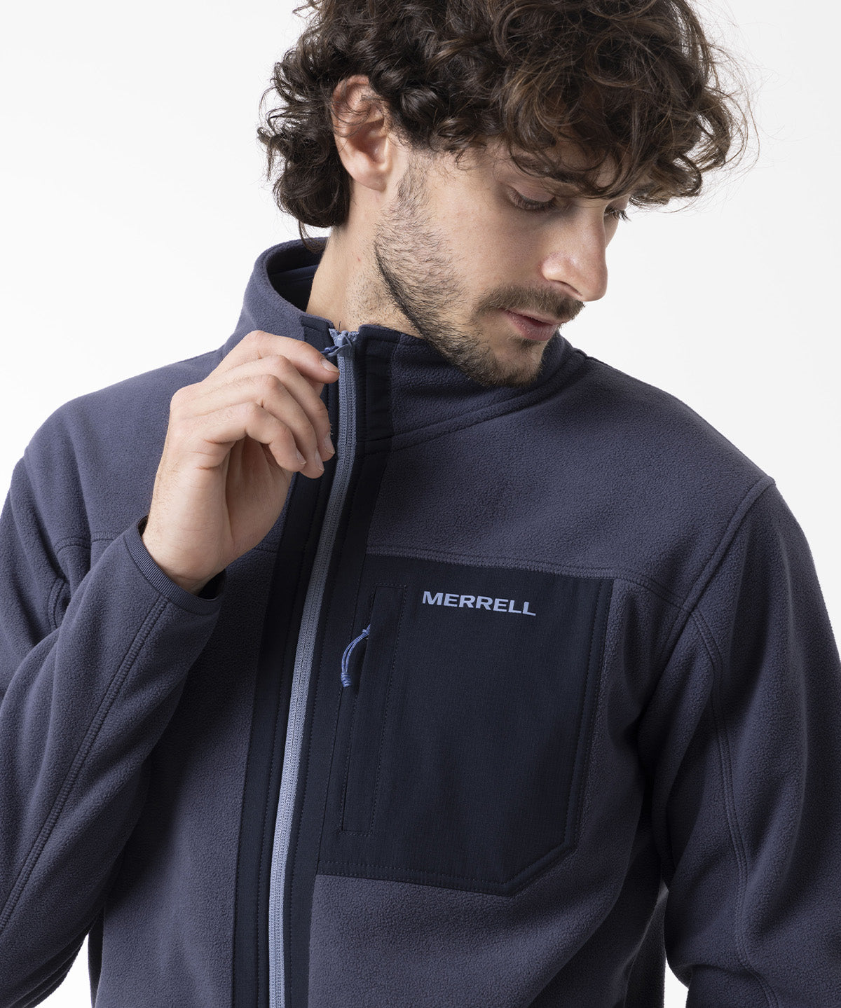 Polar Hombre Thermal Core Full Zipper Azul Merrell