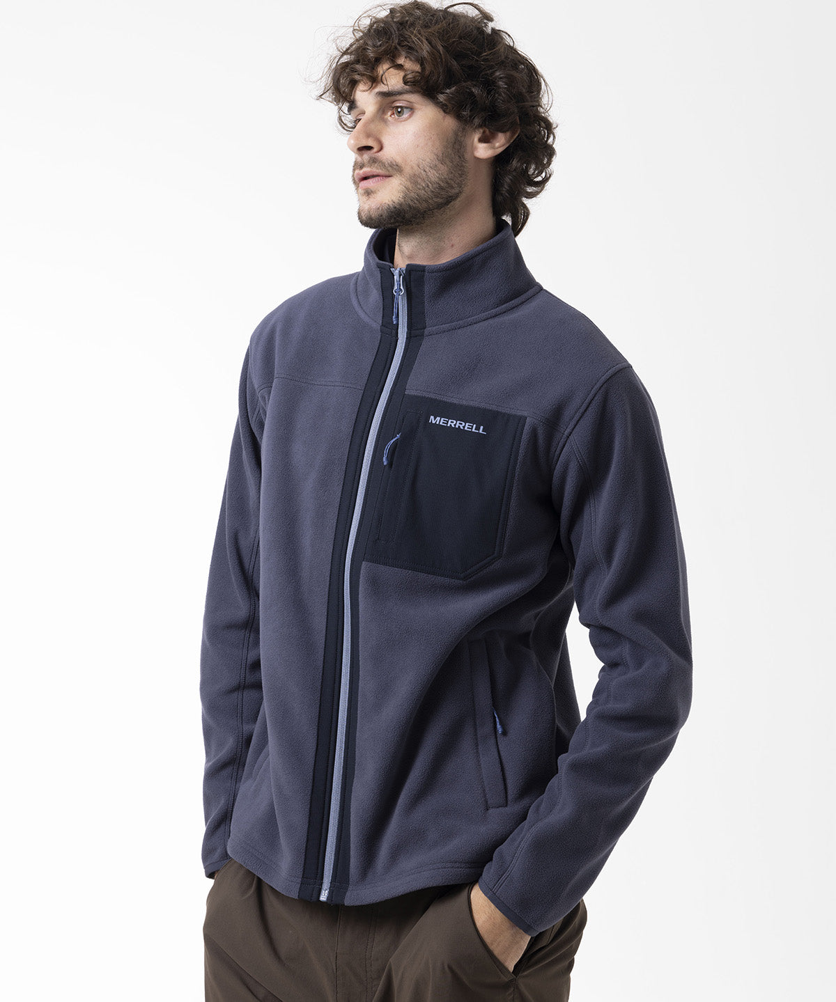 Polar Hombre Thermal Core Full Zipper Azul Merrell