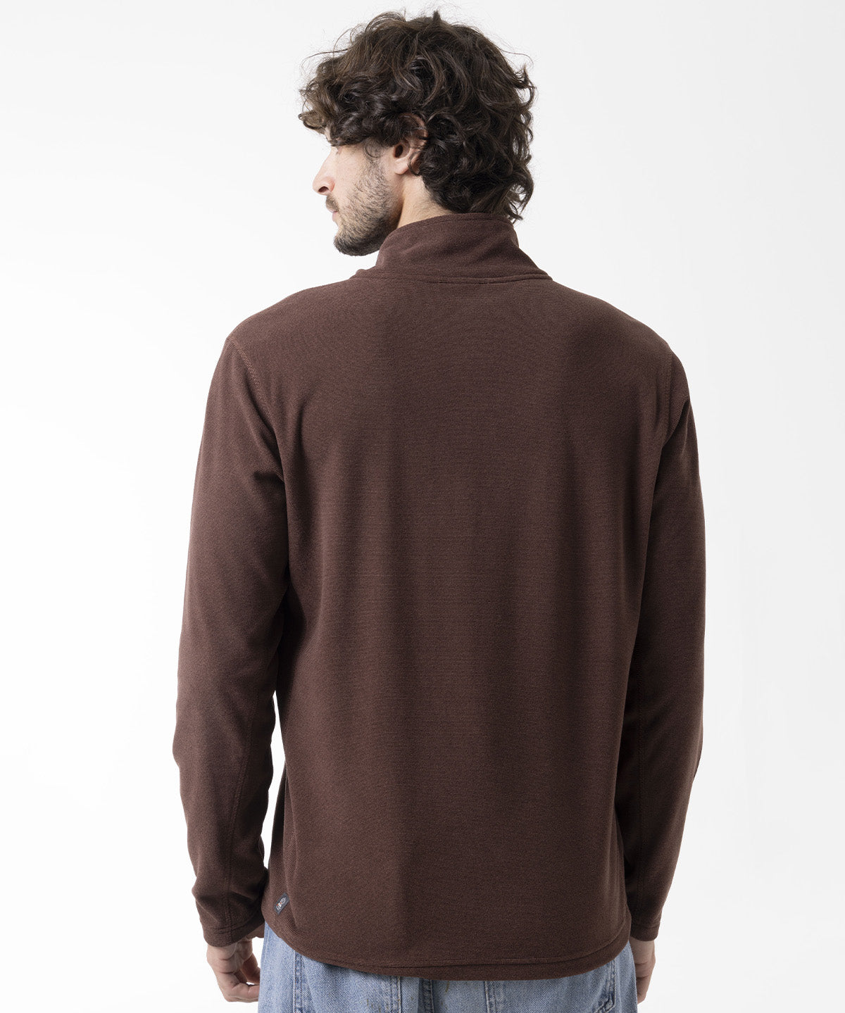 Polar Hombre Micro Core Quarter Zipper Café Merrell