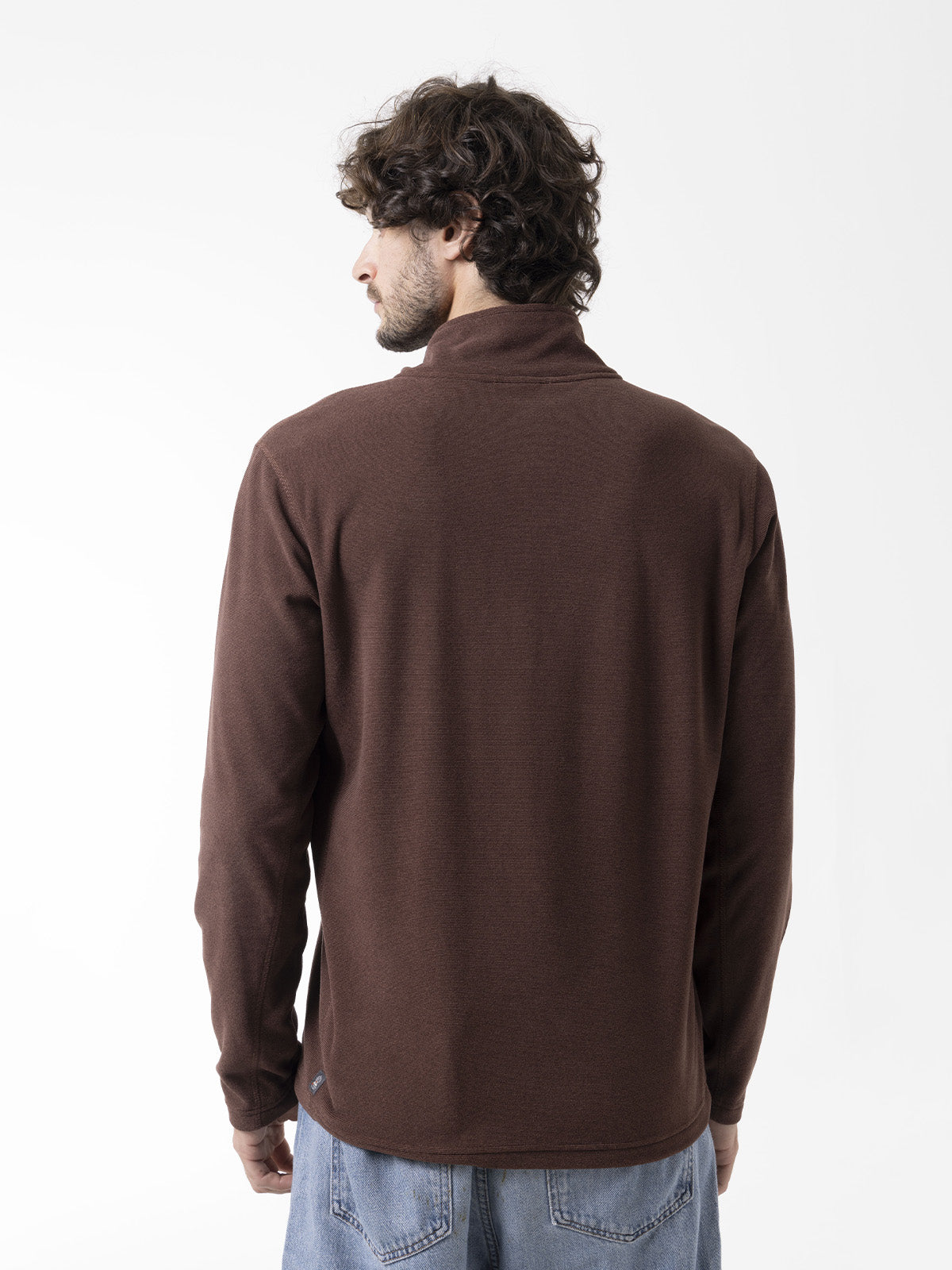 Polar Hombre Micro Core Quarter Zipper Café Merrell
