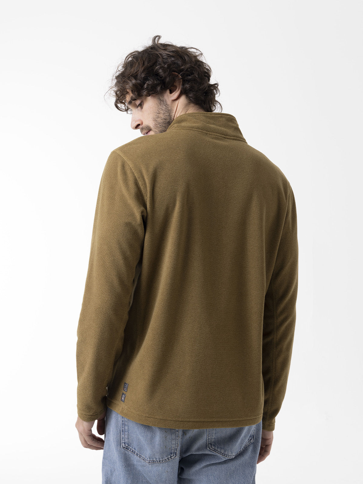 Polar Hombre Micro Core Quarter Zipper Mostaza Merrell