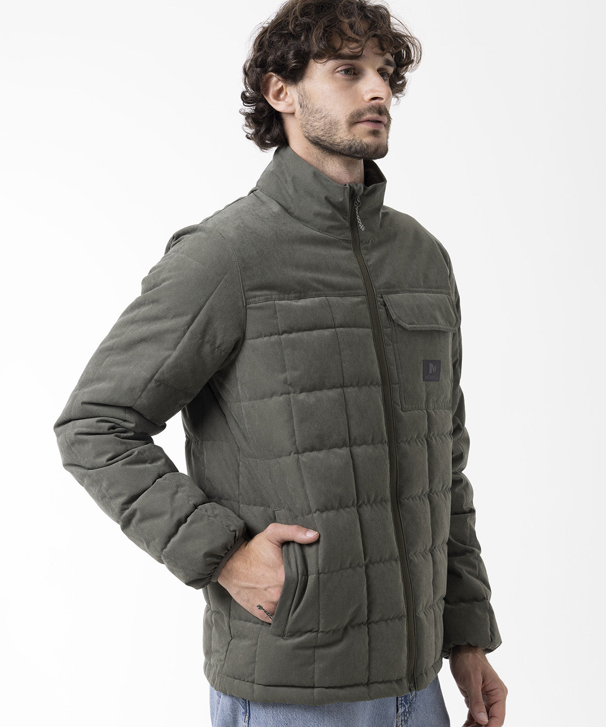 Chaqueta Hombre Softcore Quilted Verde Merrell