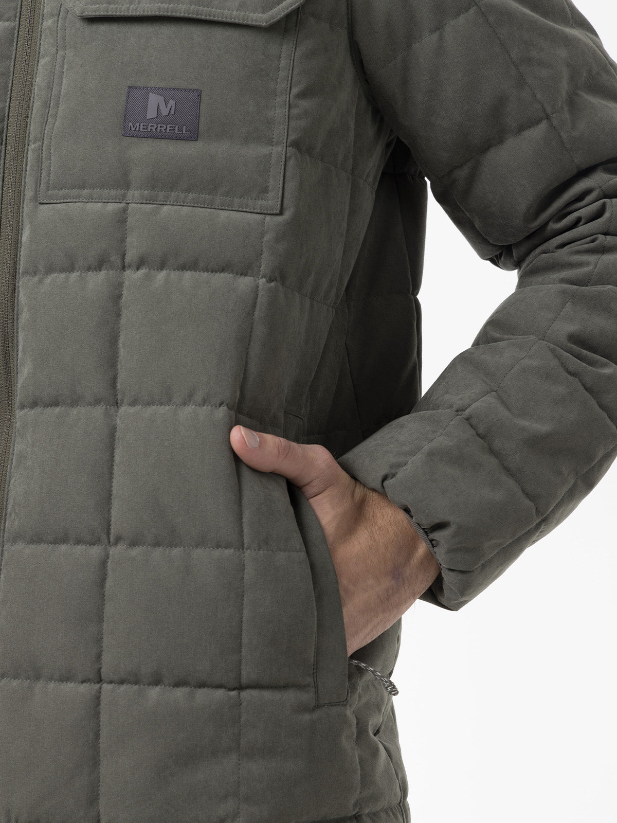 Chaqueta Hombre Softcore Quilted Verde Merrell