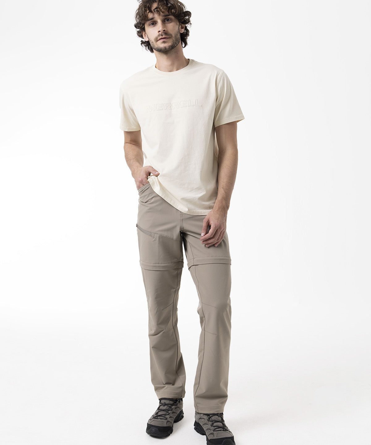 Pantalón Hombre 4 Way Spandex Beige Merrell
