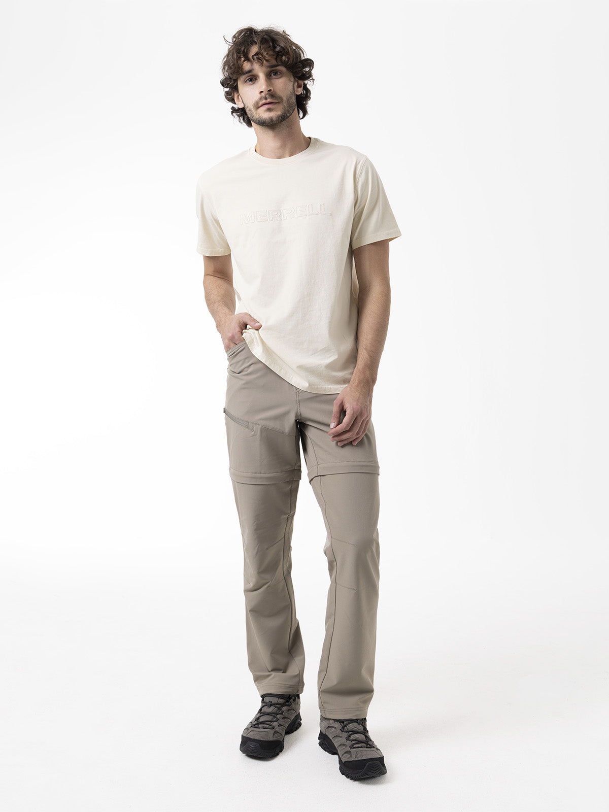 Pantalón Hombre 4 Way Spandex Beige Merrell