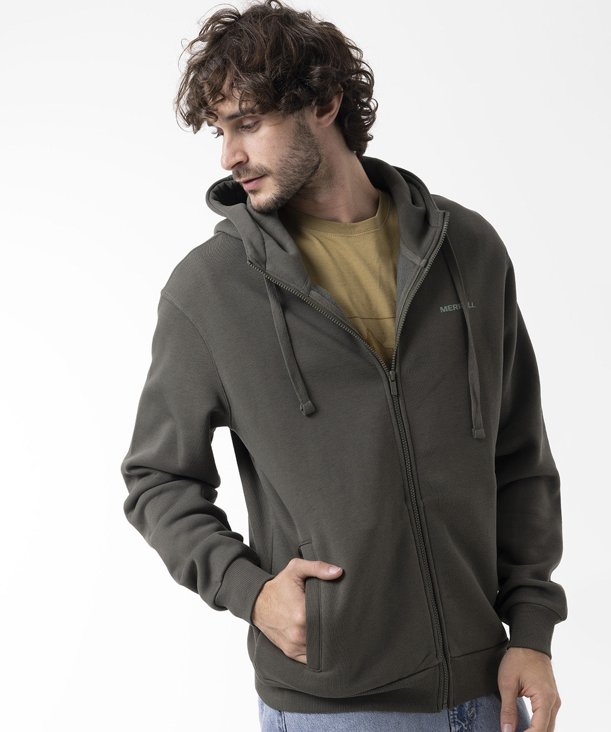 Polerón Hombre Urban Hoodie Verde Merrell