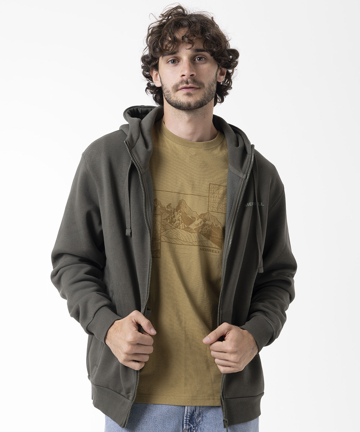Polerón Hombre Urban Hoodie Verde Merrell