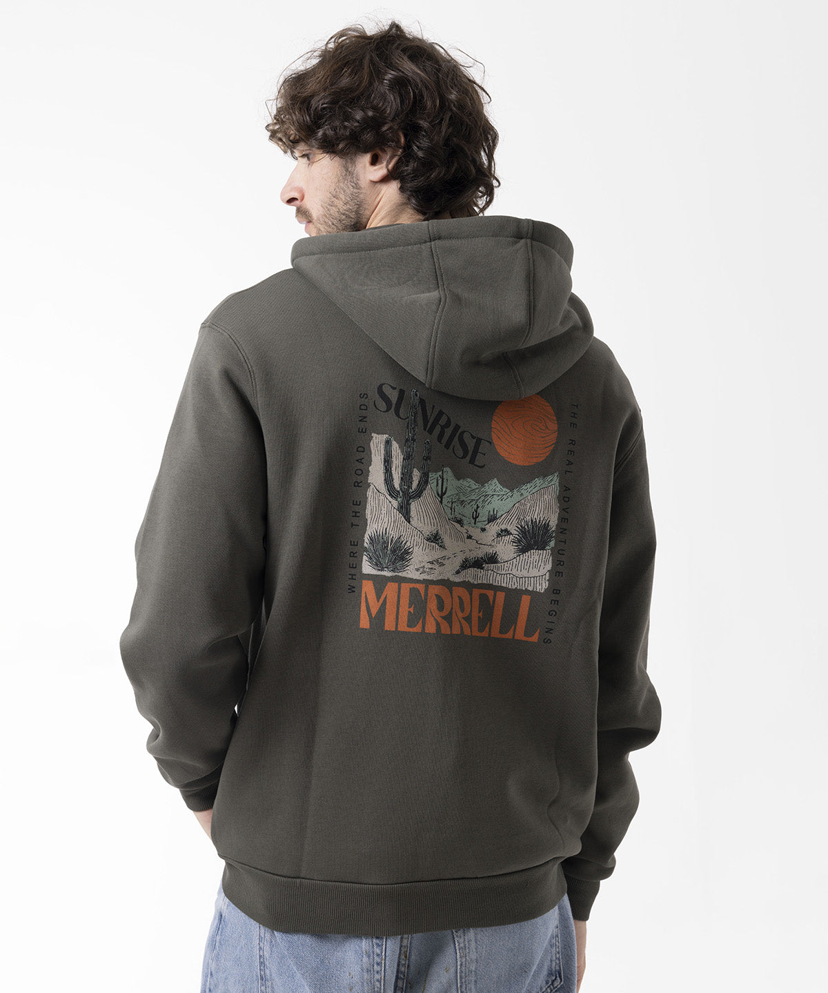 Polerón Hombre Urban Hoodie Verde Merrell