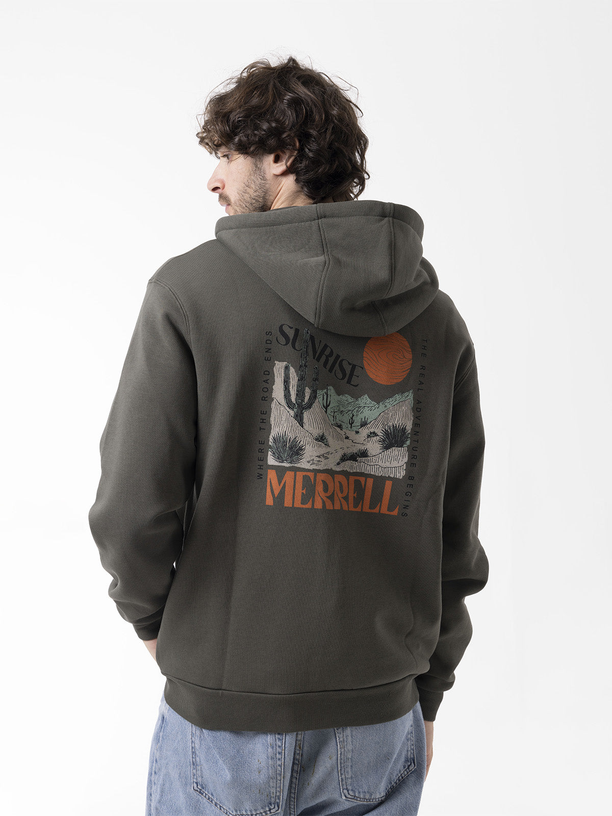 Polerón Hombre Urban Hoodie Verde Merrell