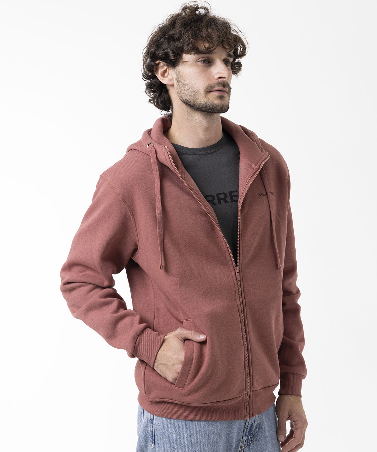 Polerón Hombre Urban Hoodie Rojo Merrell