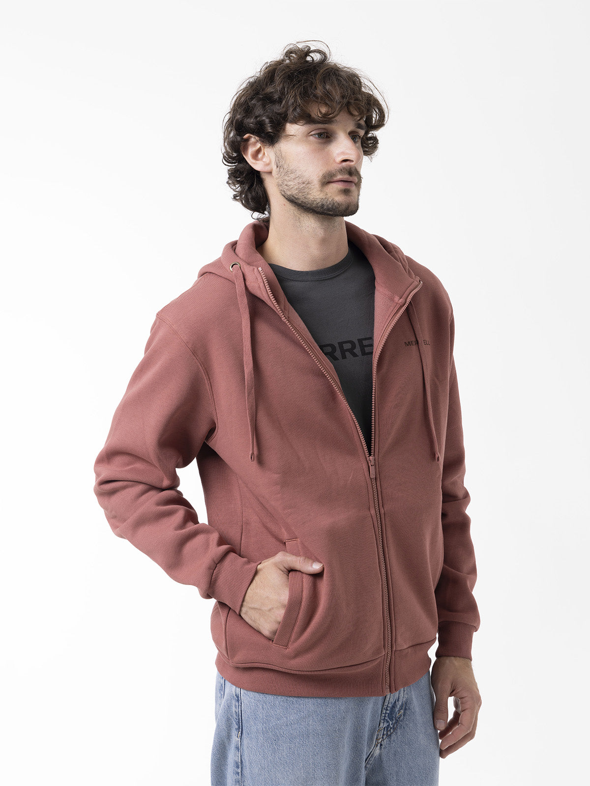 Polerón Hombre Urban Hoodie Rojo Merrell