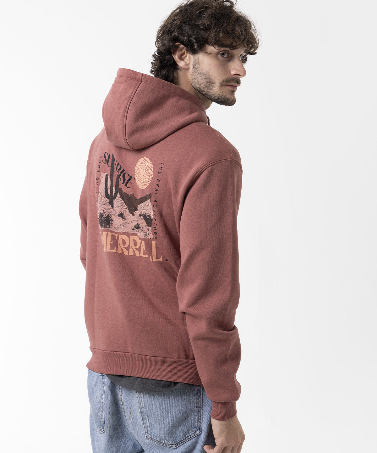 Polerón Hombre Urban Hoodie Rojo Merrell