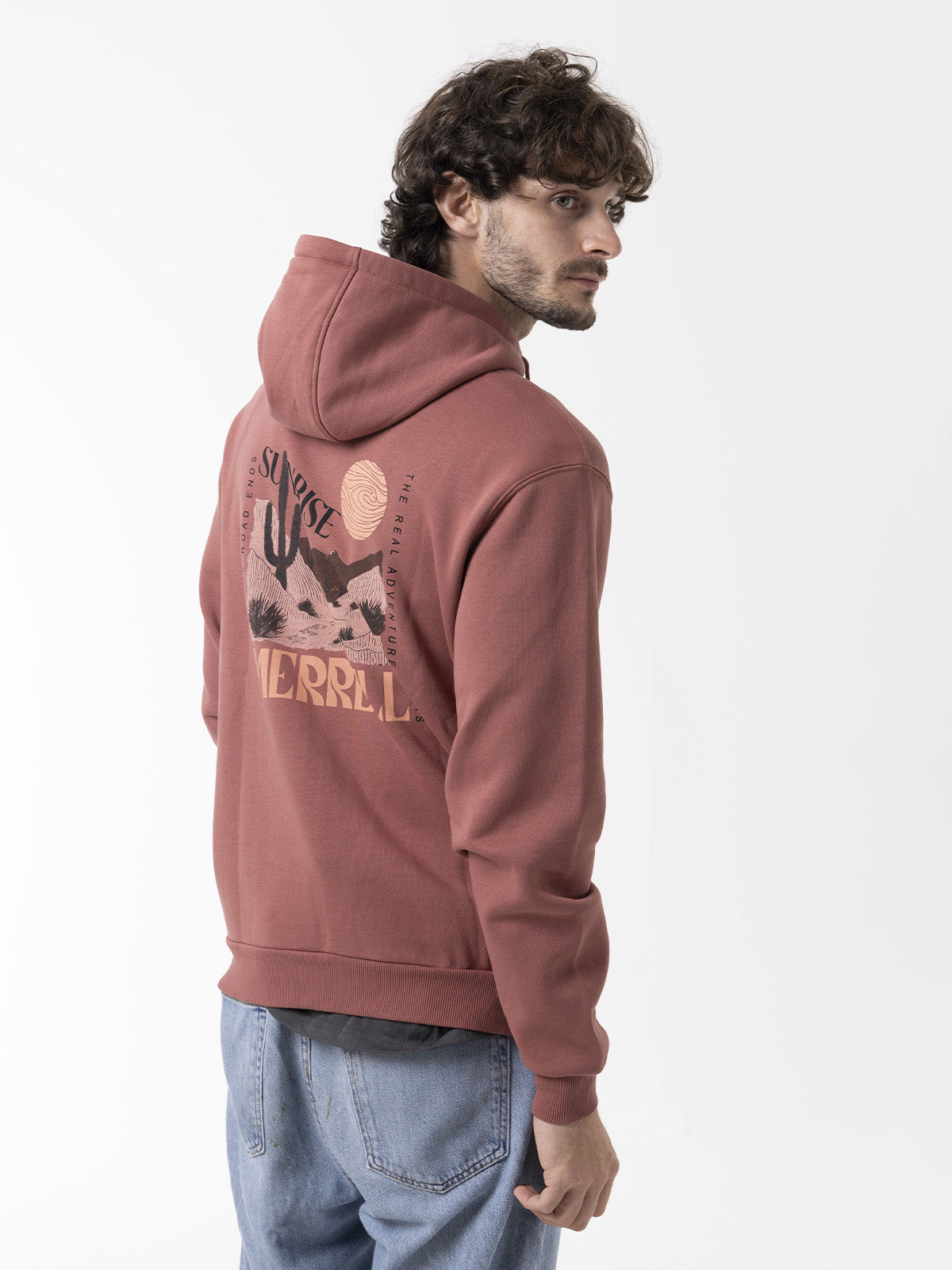 Polerón Hombre Urban Hoodie Rojo Merrell