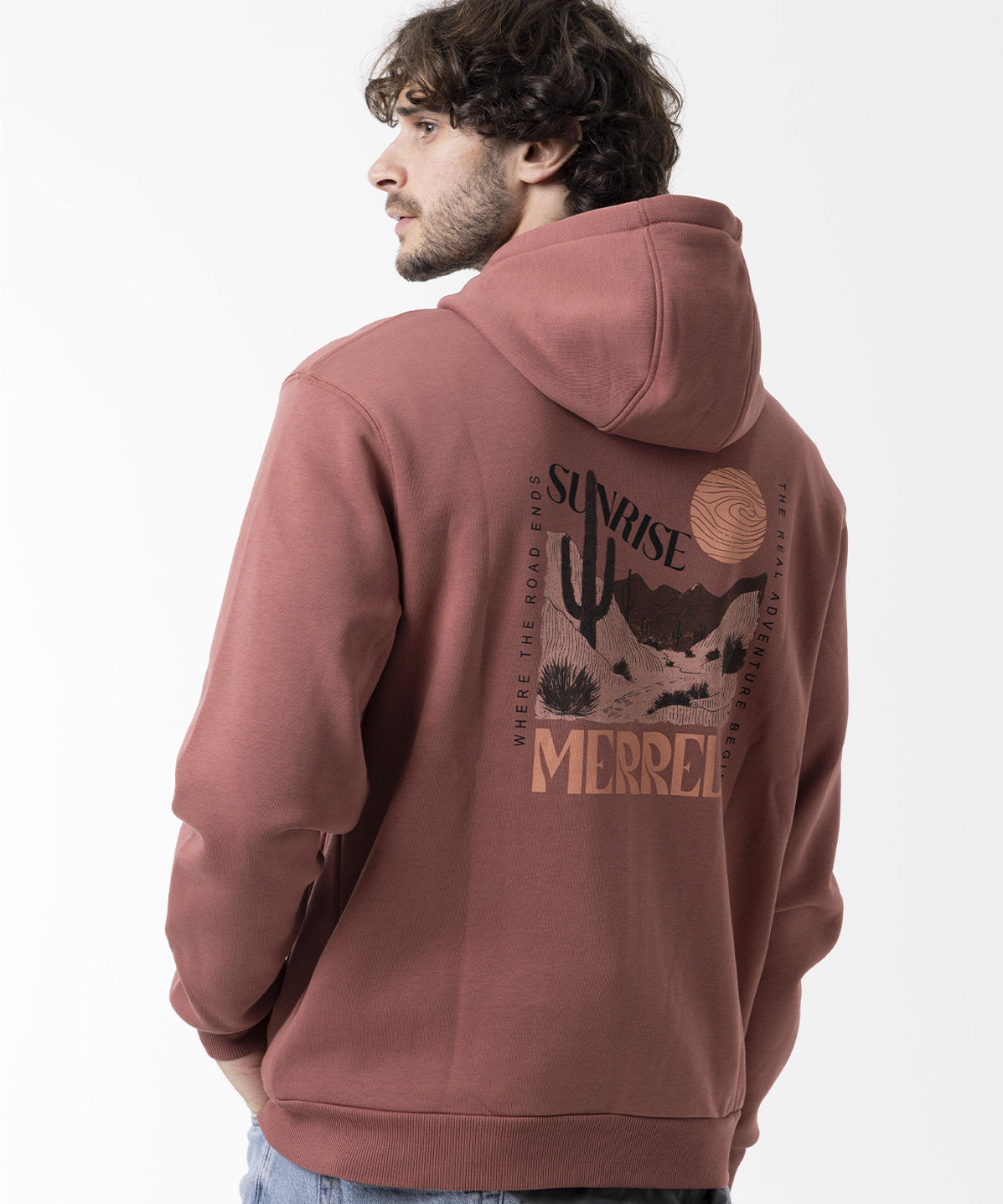 Polerón Hombre Urban Hoodie Rojo Merrell