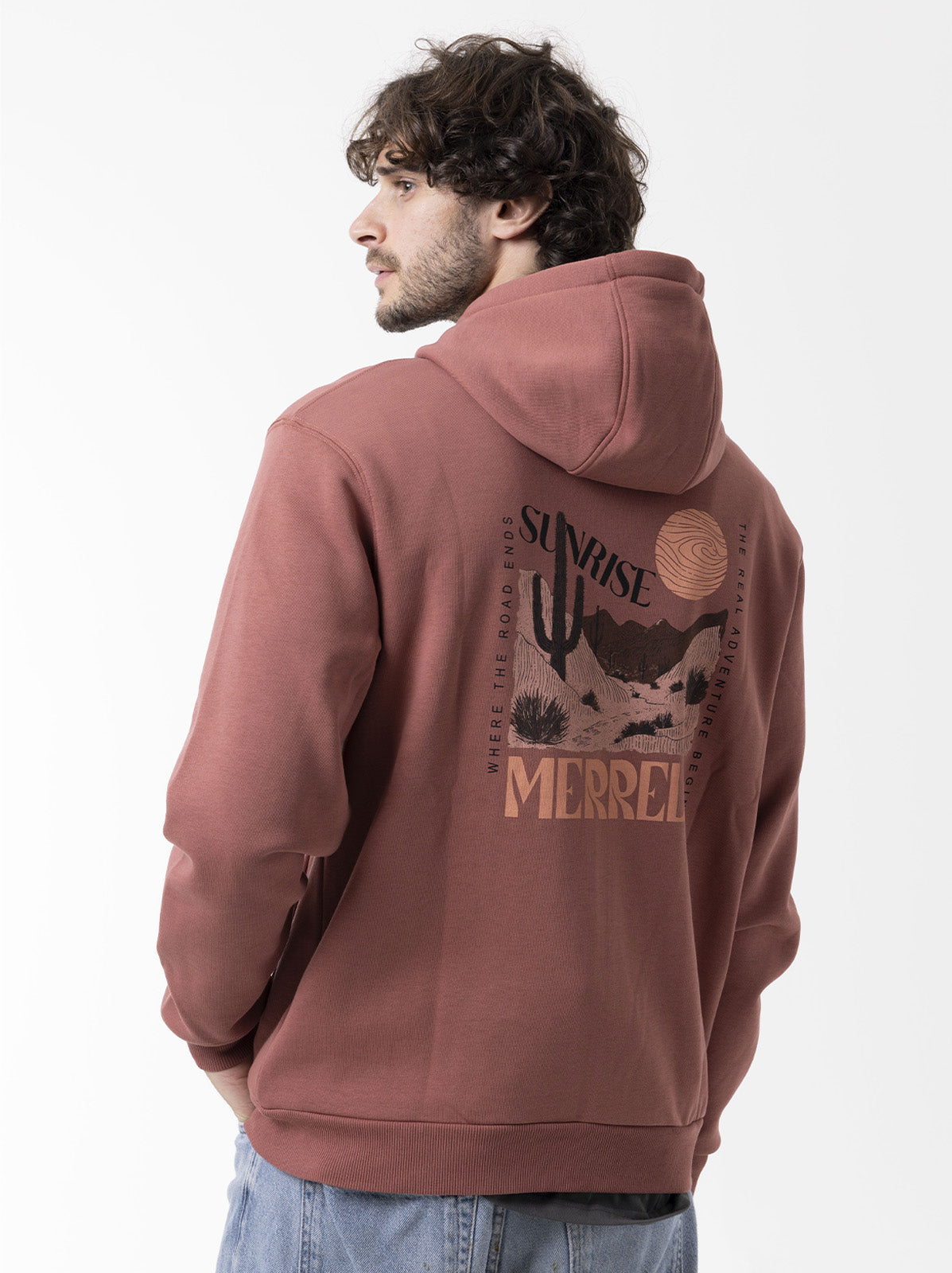 Polerón Hombre Urban Hoodie Rojo Merrell
