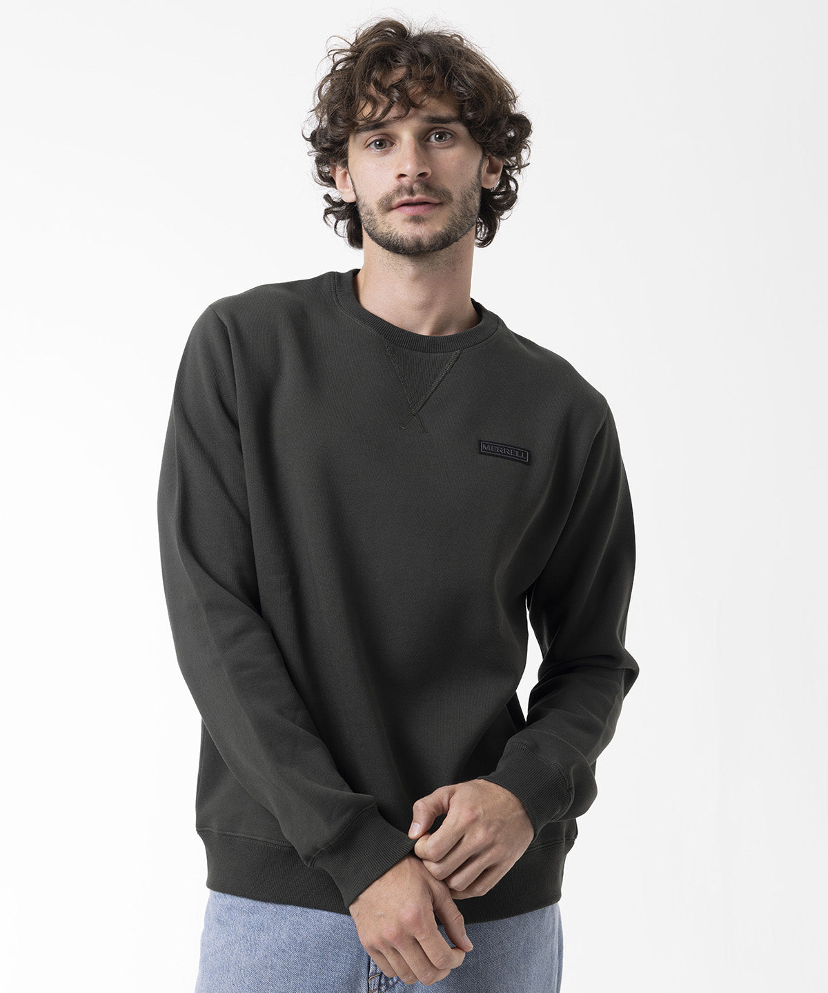 Polerón Hombre Urban Essential Crewneck Verde Merrell