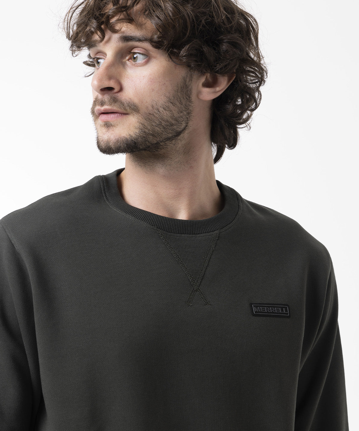 Polerón Hombre Urban Essential Crewneck Verde Merrell
