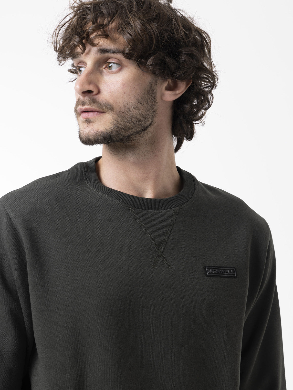 Polerón Hombre Urban Essential Crewneck Verde Merrell