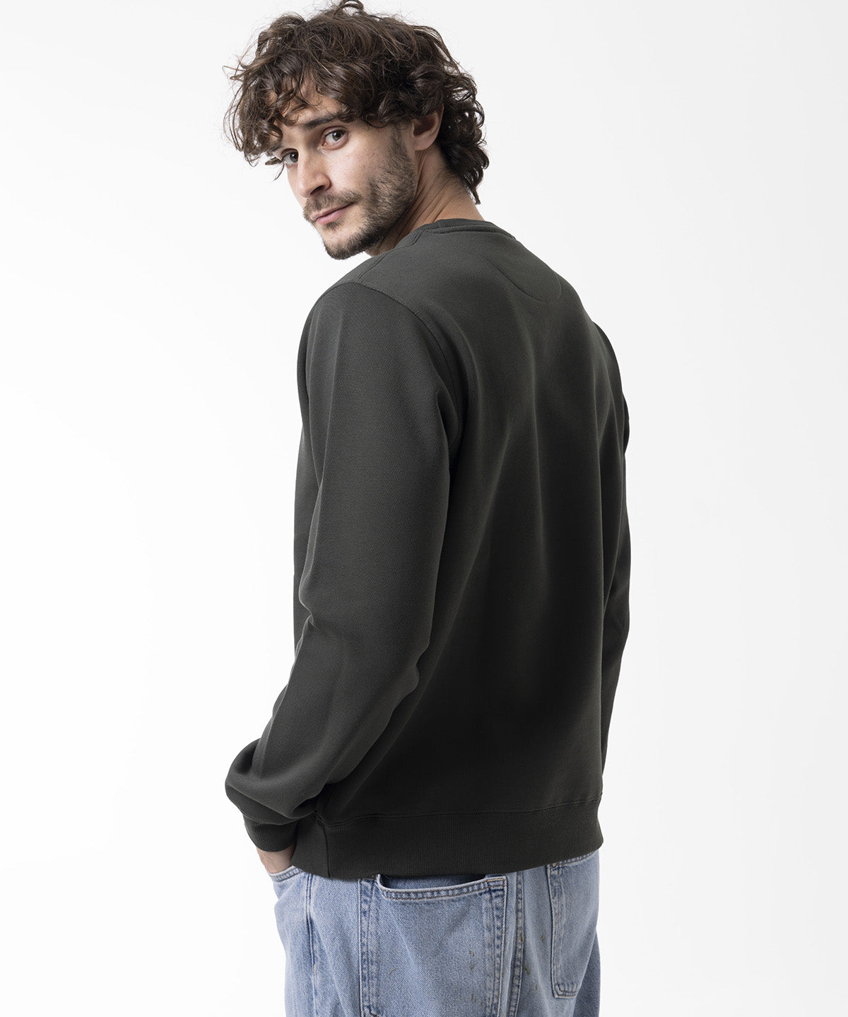 Polerón Hombre Urban Essential Crewneck Verde Merrell